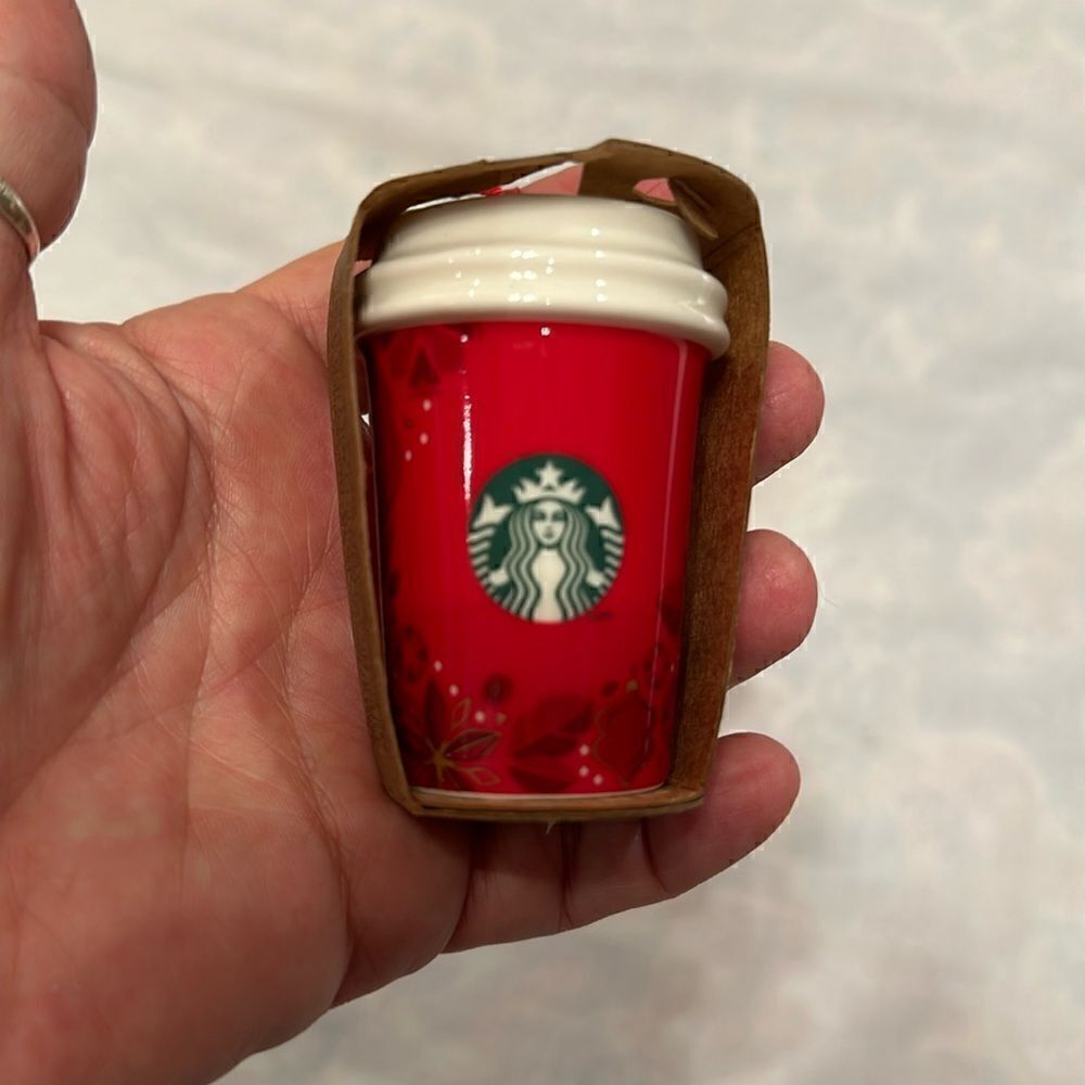 2013 Starbucks Ceramic Ornament Collectible Coffee